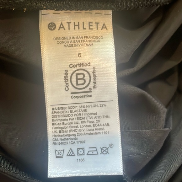 Athleta Wide Leg Track Pants Stretch Pull on Pants - Picture 3 of 6
